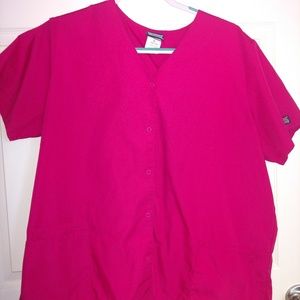 Cherokee Workwear XL Snap front top/Lab Coat